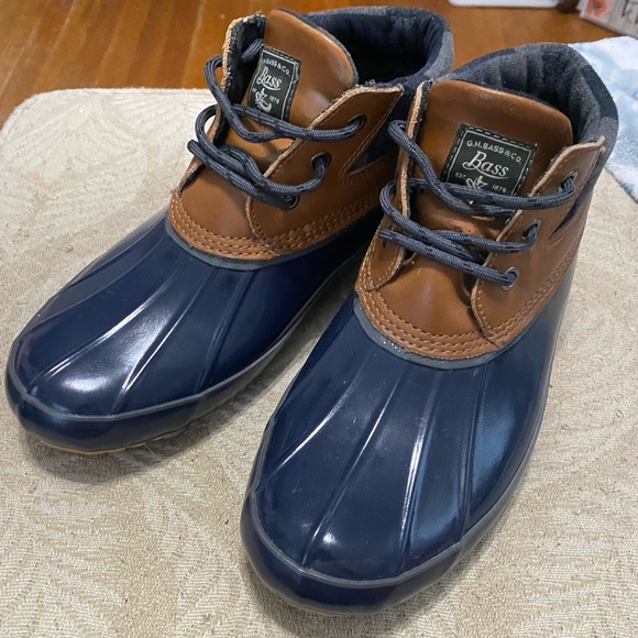 Women's NEW GH Bass Co Mandarin Duck Boots Size 9M - Picture 1 of 7